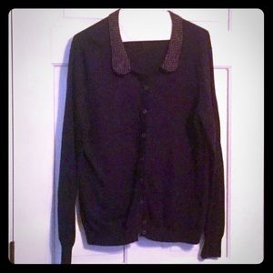 Merona cardigan with decorative collar